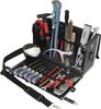 ALARM - SHOP ALARM Leather bag 5-L3, with set of tools for sanitary installations for apprentices 5 PAKET 5 PLUS LEDERTA. L3 Inside L.150mm B -