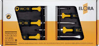   ELORA Screwdriver Set , plain slot and supa pozidriv, 5-pcs., ELORA-58... 87,86 EUR59,74 EUR incl. VAT., +  23,10 EUR shipping