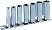   PROJAHN - SHOP PROJAHN 1/4  Stecknuss Satz auf Schiene 7tlg tiefe Nuesse 