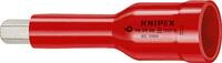 KNIPEX - SHOP KNIPEX KNIPEX 98 39 08 Hexagon Socket for hexagonal socket screws with internal square 3/8 75 mm -