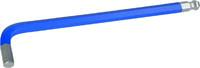   PROJAHN - SHOP PROJAHN Kugelkopf-Winkelstiftschlüssel Innen-6Kant lange Ausführung, blau, mit Magnet 17,0 mm 